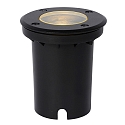 Lucide Outdoor Bodeneinbaustrahler BILTIN, � 10,8 cm, 1xGU10, IP67, schwarz