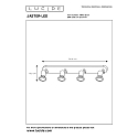 Lucide LED Deckenstrahler JASTER, GU10, 4x5W, 2700K, wei�