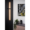 Lucide LED Wandleuchte SEGIN, 1x10W, 2700K, schwarz