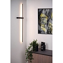 Lucide LED Wandleuchte SEGIN, 1x10W, 2700K, schwarz