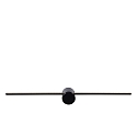 Lucide LED Wandaufbau-Spiegelleuchte MIZAR, IP44, 60cm, 6W 2700K 270lm 120�, schaltbar, schwarz
