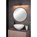 Lucide LED Wandaufbau-Spiegelleuchte MIZAR, IP44, 60cm, 6W 2700K 270lm 120�, schaltbar, schwarz