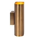 Lucide Wandleuchte OVALIS, 2 x E14, IP20, dimmbar, gold, messing