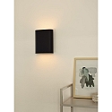 Lucide Wandleuchte OVALIS, 2xE14, schwarz