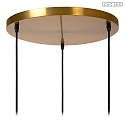 Lucide pendant luminaire BINA 3 flames E27 IP20, black, white dimmable