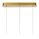 Lucide pendant luminaire CINTRA square IP20, gold matt, brass, transparent 