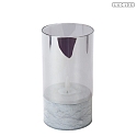 Lucide table lamp VELAS set of 3 IP20, grey, smoky colour 