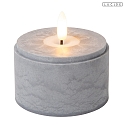 Lucide table lamp VELAS set of 3 IP20, grey, smoky colour 