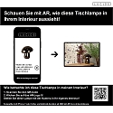 Lucide Tischleuchte FUNGO, 1xE14, schwarzchrom