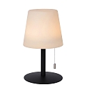 LED Outdoor Akku Tischleuchte RIO, � 15,5 cm, 1x1,8W, 3000K, IP44, Rgb, Multifarbe, dimmbar