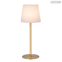 LED Akku- Tischleuchte TYON � 15 x H 41 cm 2W 2700K IP65 360� Touch-Dim , messing
