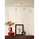 Lucide LED Deckenstrahler CARO, GU10, 2x5W, 2700K, wei�