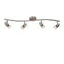 LED Deckenstrahler CARO, GU10, 4x5W, 2700K, Chrom matt