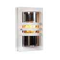 Outdoor Wandleuchte PRIVAS, 1xE27, IP44, 15x11x24 cm, wei�