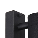 Lucide LED Outdoor Wandstrahler ARNE, � 6,3 cm, GU10, 1x5W, 2700K, IP44 - 6,3 x 12 x 11,5cm, schwarz