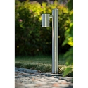 bollard lamp ARNE LED round GU10 IP44, chrome matt