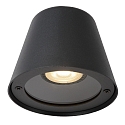 Lucide wall luminaire DINGO LED round GU10 IP44, anthracite