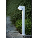 Lucide bollard lamp DINGO LED round GU10 IP44, white