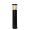 socket luminaire FEDOR cylindrical, direct E27 IP44, black dimmable