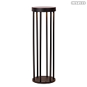 bollard lamp JACKSON with sensor IP54, black dimmable