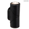 outdoor wall luminaire ERIN up / down, swivelling, rotatable IP65, black 