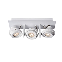 spot LANDA LED 3 flames, square GU10 IP20, white dimmable