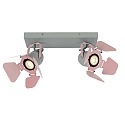 Deckenstrahler PICTO Kinderzimmer, 2xGU10, rosa