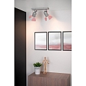 Lucide Deckenstrahler PICTO Kinderzimmer, 2xGU10, rosa
