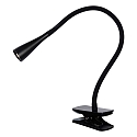 Lucide LED Klemmleuchte ZOZY, 1x4W, 3000K, dimmbar, schwarz