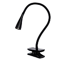Lucide LED Klemmleuchte ZOZY, 1x4W, 3000K, dimmbar, schwarz