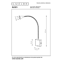 Lucide LED Wandleuchte BUDDY, 1x4W 4000K, schwarz