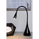Lucide table lamp ZOZY LED flexible IP20, black dimmable