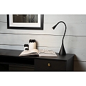 Lucide table lamp ZOZY LED flexible IP20, black dimmable