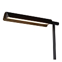 Lucide table lamp LEVI LED square IP20, black dimmable