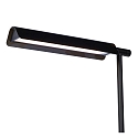 Lucide table lamp LEVI LED square IP20, black dimmable