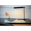 Lucide table lamp LEVI LED square IP20, black dimmable