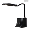 Lucide table lamp PENNY with flex arm IP20, black dimmable
