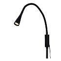 Lucide floor lamp ZOZY LED flexible IP20, black dimmable