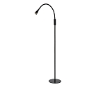 Lucide floor lamp ZOZY LED flexible IP20, black dimmable