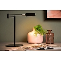 Lucide table lamp NUVOLA LED rotatable IP20, black dimmable