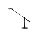 LED Schreibtischleuchte ANSELMO, 1x9W, 3000K, dimmbar, schwarz