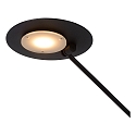 Lucide table lamp ANSELMO LED round, rotatable IP20, black dimmable