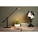 Lucide table lamp ANSELMO LED round, rotatable IP20, black dimmable