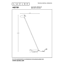 floor lamp HESTER round GU10 IP20, anthracite 