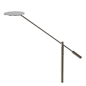 floor lamp ANSELMO LED round, rotatable IP20, chrome matt dimmable