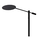 Lucide LED Stehlleuchte Mit Leselampe ANSELMO, � 25 cm, 1x9W, 3000K, dimmbar, schwarz