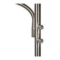 Lucide floor lamp ZENITH LED swivelling IP20, chrome matt dimmable