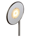 Lucide floor lamp ZENITH LED swivelling IP20, chrome matt dimmable