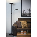 Lucide floor lamp ZENITH LED swivelling IP20, black dimmable