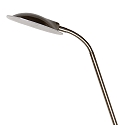 Lucide floor lamp CHAMPION LED round, flexible IP20, chrome matt dimmable